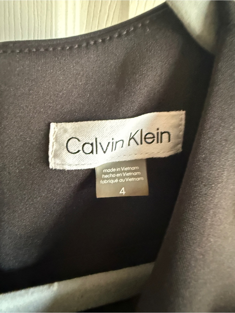 Calvin Klein Black Cold Shoulder Sheath Dress - Picture 3 of 3